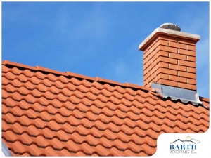 New roof tiles and chimney