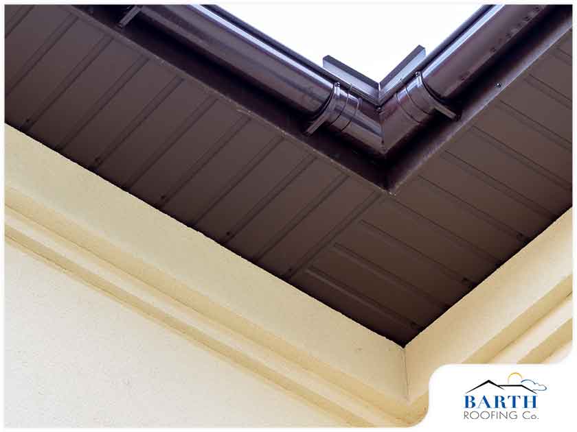Photo of roof soffit