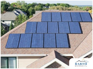 Solar panels installed on a roof in Tracy